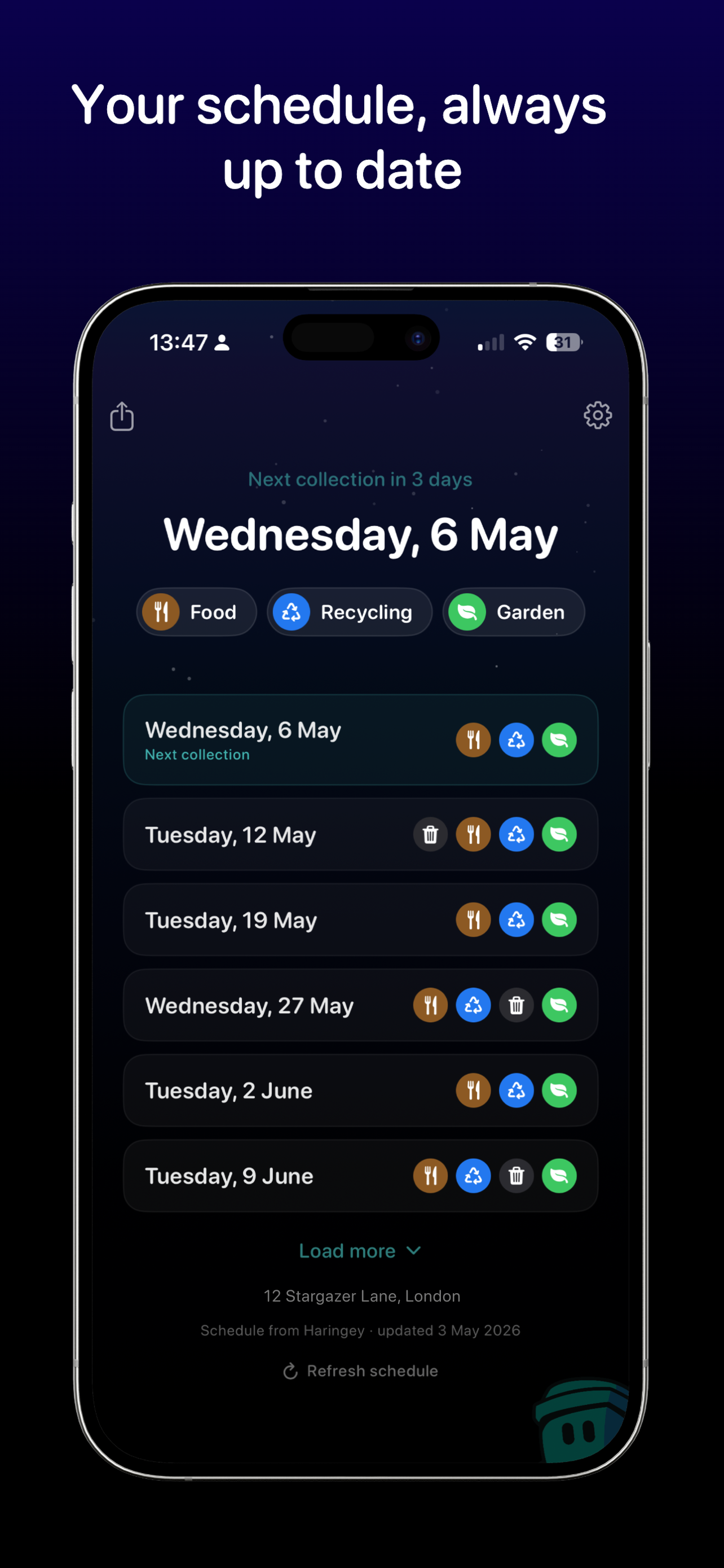Bin Night - Reminders screenshot 4