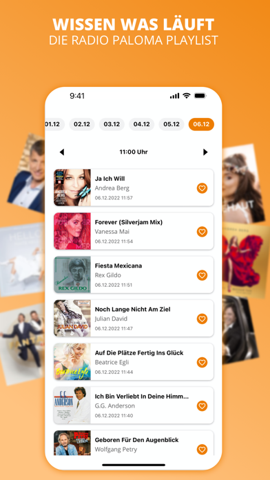 Schlager Radio Paloma Screenshot