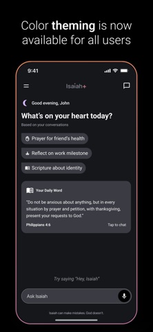 Isaiah: #1 Christian Companion iPhone screenshot