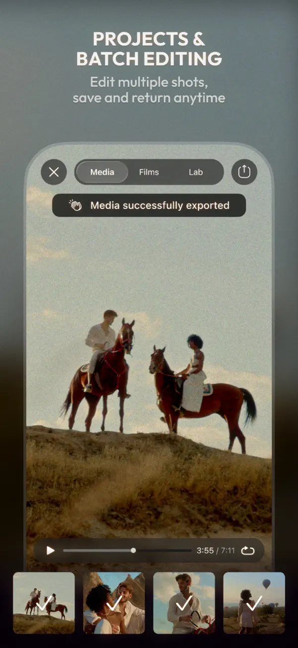 Dehancer Film Emulation iPhone App Screenshot 6 – Foto & Video
