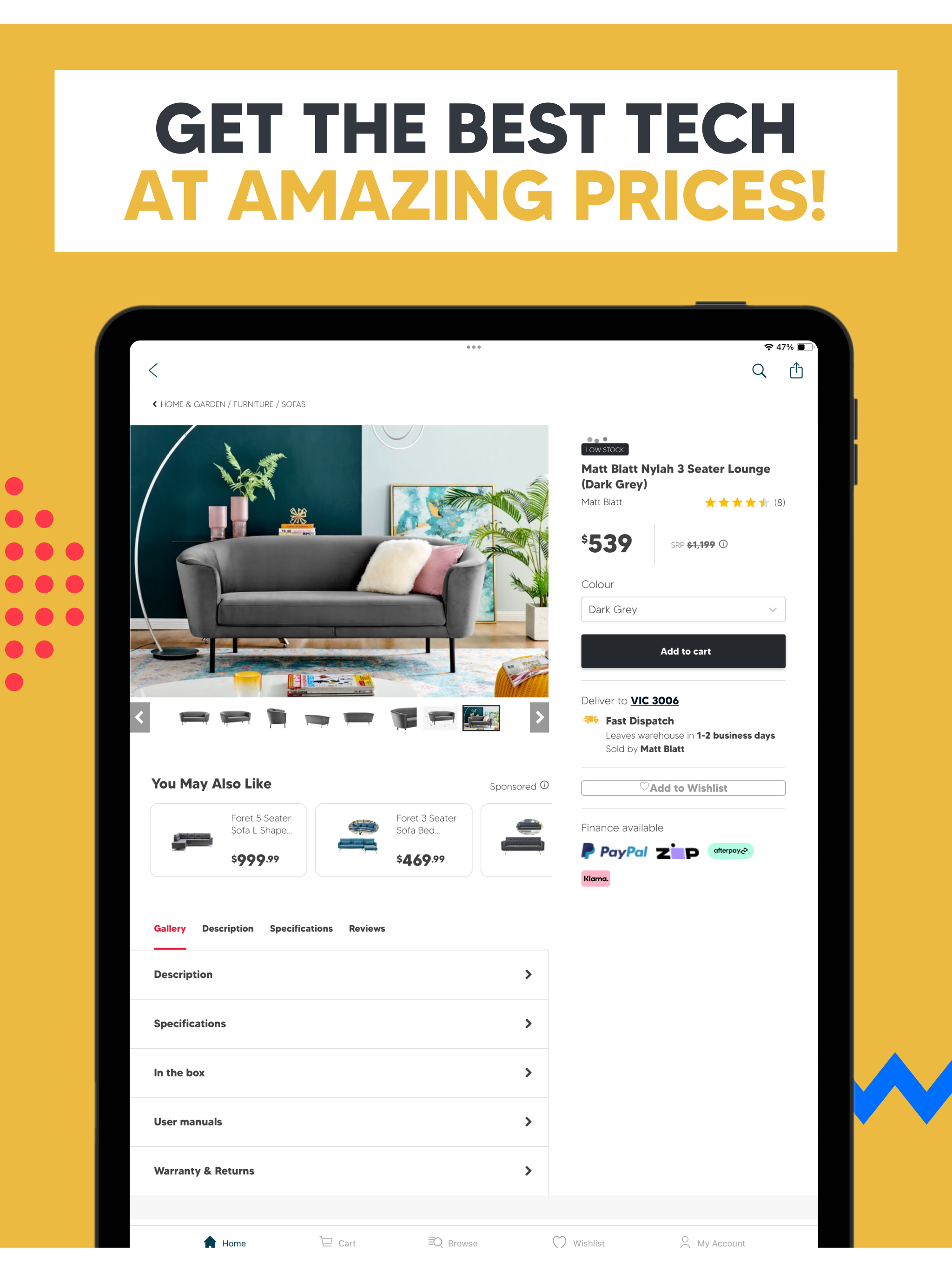 Matt Blatt Shopping App screenshot 10