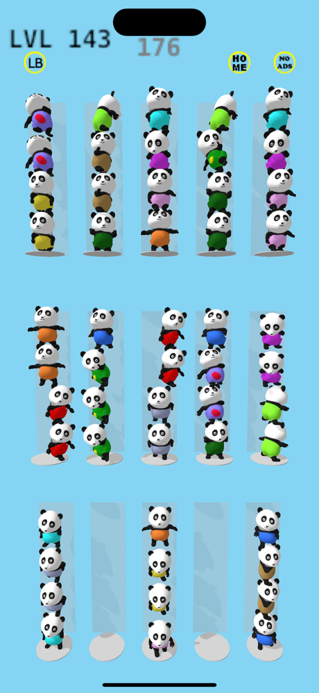 Panda Sort - Puzzle Game screenshot 6