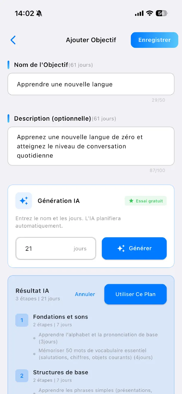 Screenshot #1 pour AI Planner