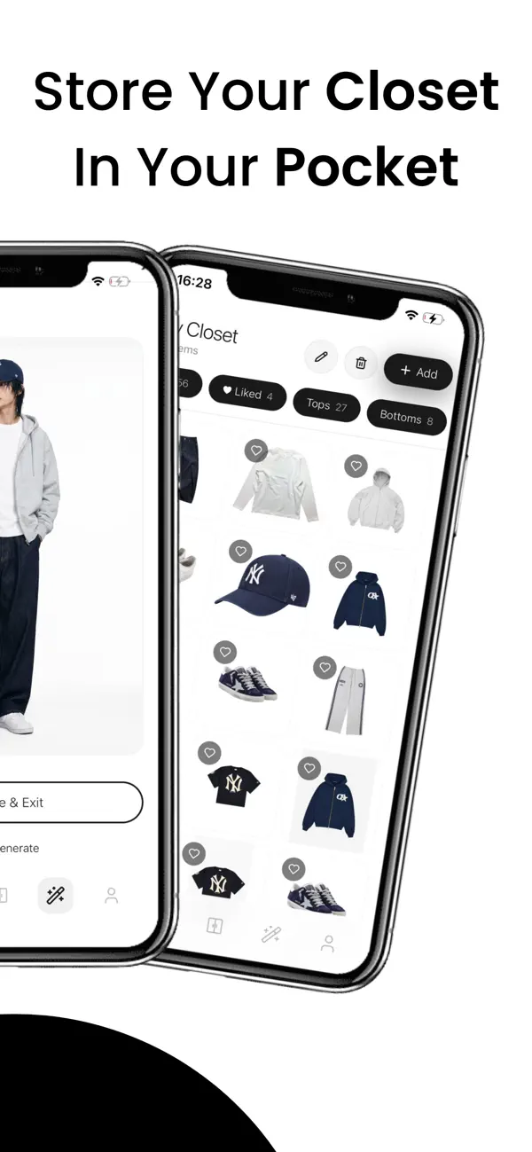 Screenshot #3 pour WearlyAI - AI Closet & TryOn