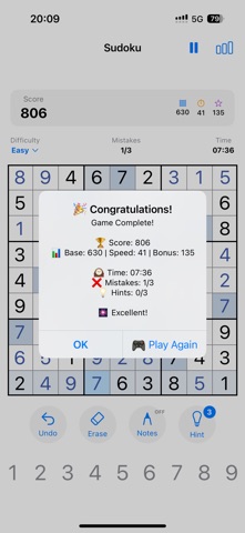 Sudoku Quiz -Daily Puzzle Game screenshot