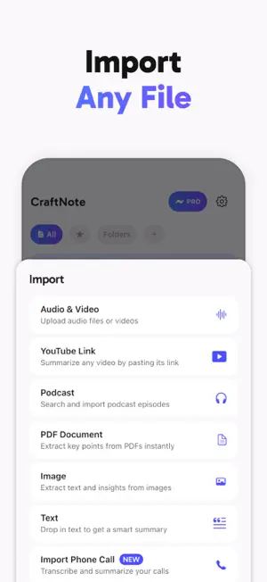 CraftNote: Smart AI Note Taker screenshot 4