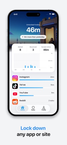 App Blocker: Bernie Bouncer iPhone screenshot