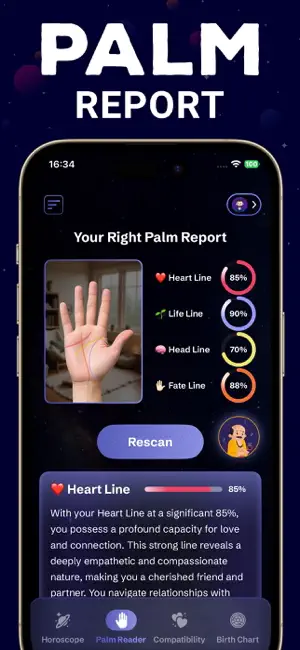 Palm Reader: Palmistry Life iPhone screenshot 3