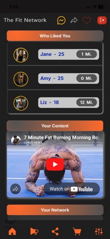 The Fit Network screenshot