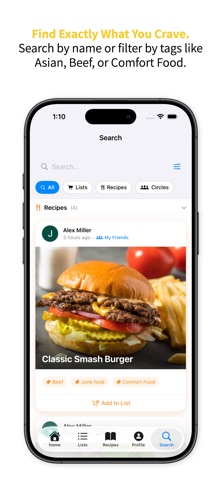 Familyst: Lists & Recipes screenshot