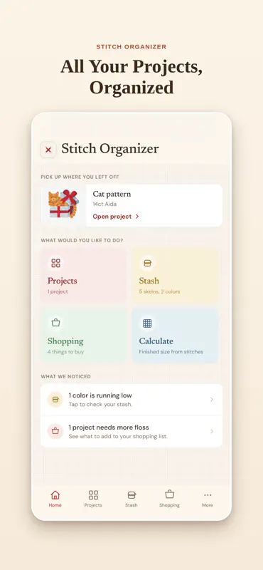Stitch Organizer screenshot 1 of 4