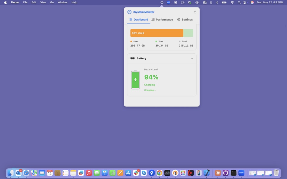 #2. iSystem Monitor (macOS) Podle: Kalavathi Ekambaram
