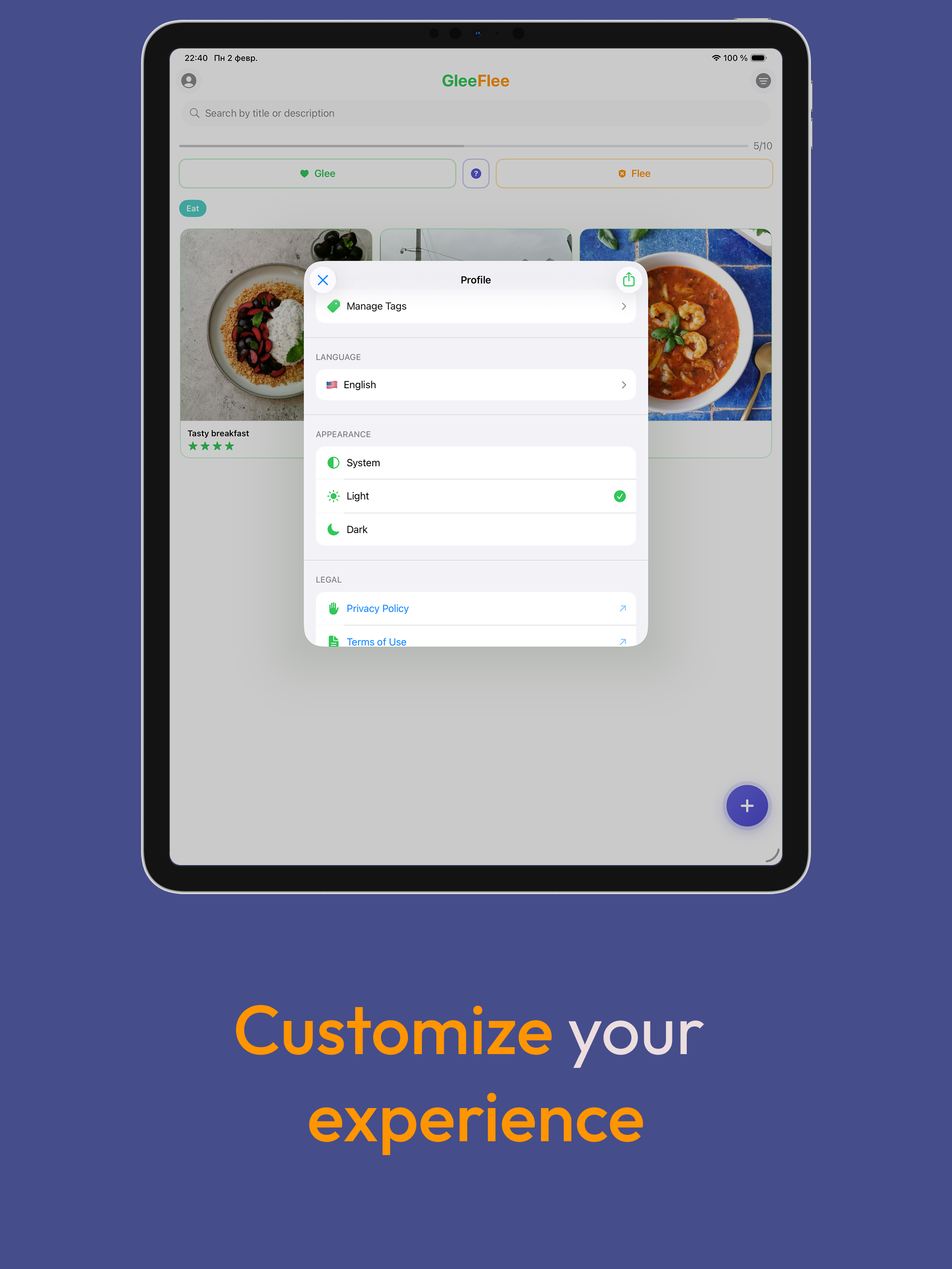 GleeFlee: Wine & Food Journal screenshot 12