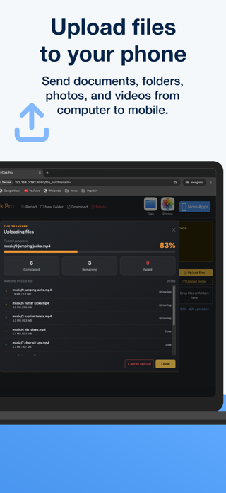 AirDisk: File Transfer Screenshot 5 of 8
