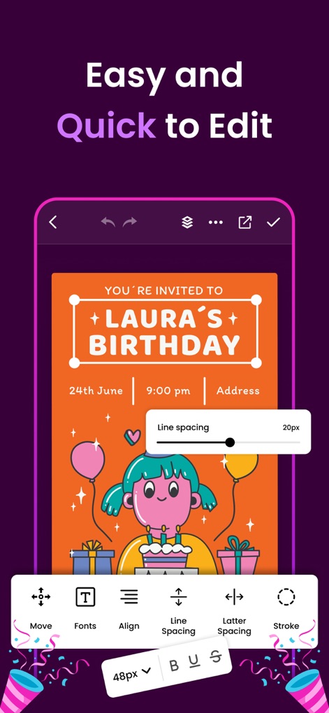 Invitation Maker - Card Maker - Graphics & Design App | MWM