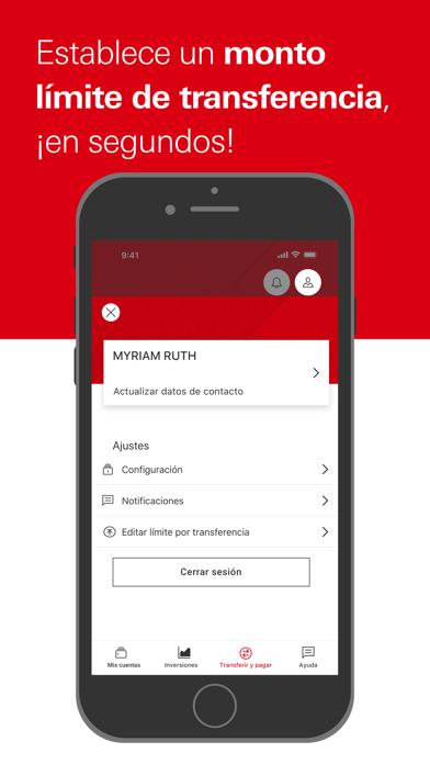 HSBC México iPhone screenshot 6 - Finance app