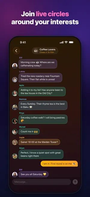 Moxie: Interest Communities screenshot 3