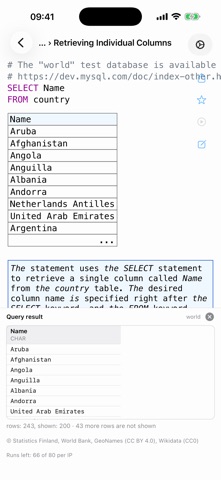 SQL Recipes Screenshot 8 of 10