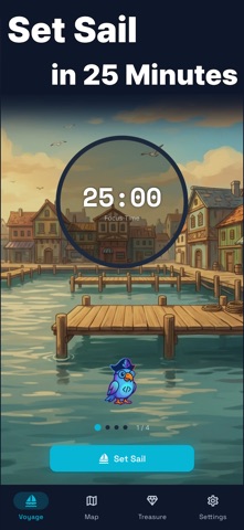 PiPi Focus: Pirate Pomodoro screenshot