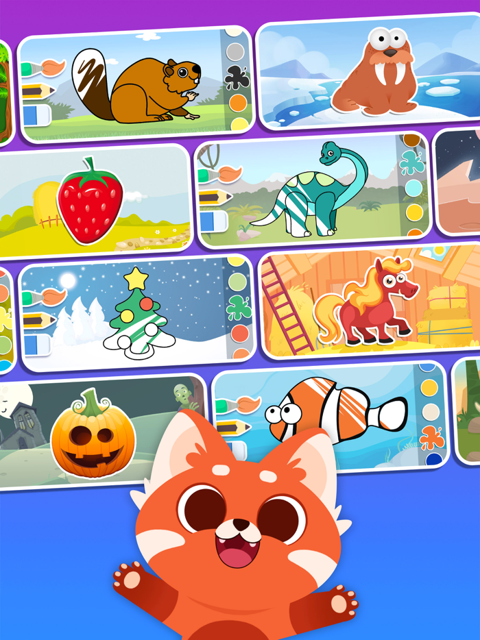 Kid Panda Colors and Puzzles