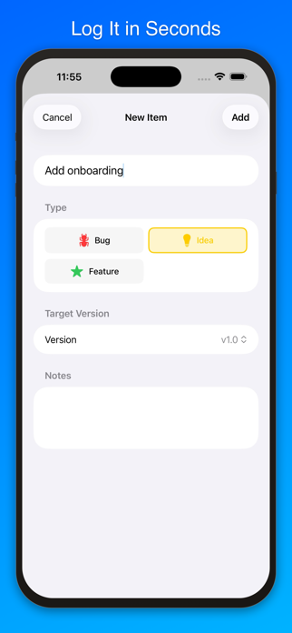 Dev Notes++ - Bug & Idea Log Screenshot 4 of 10