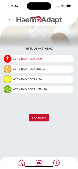 Haemoadapt screenshot 4