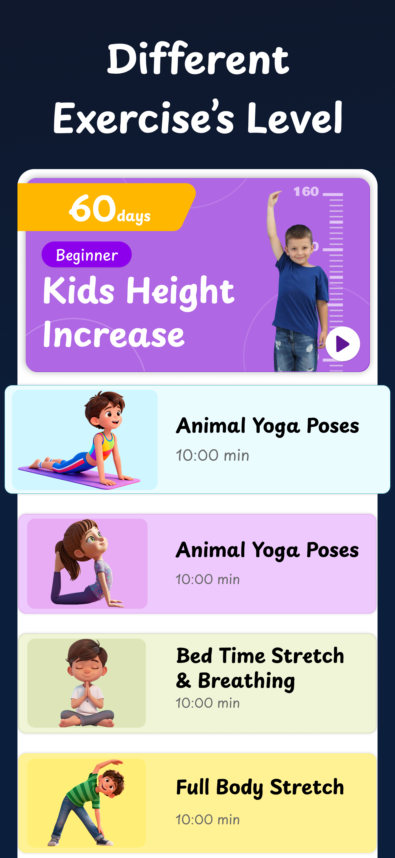 Kids Height Increase Workout .