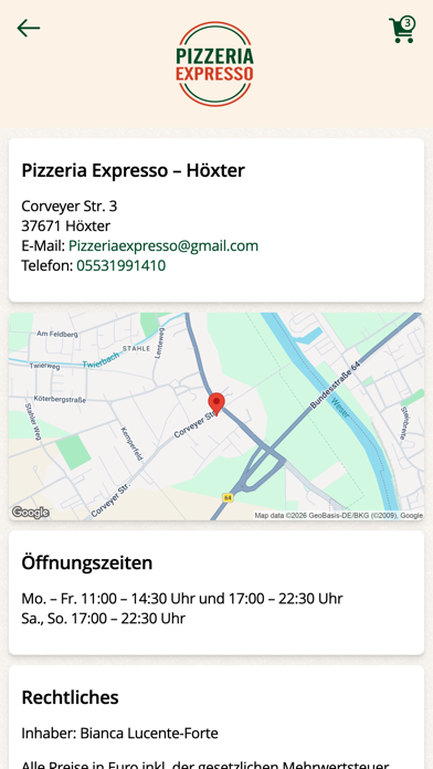Pizzeria Expresso Höxter screenshot