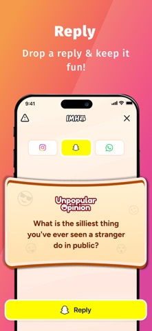 IMHO™: Ask me anything Q&A iPhone screenshot