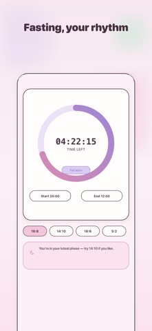Pofu: Women's Calorie Counter iPhone screenshot