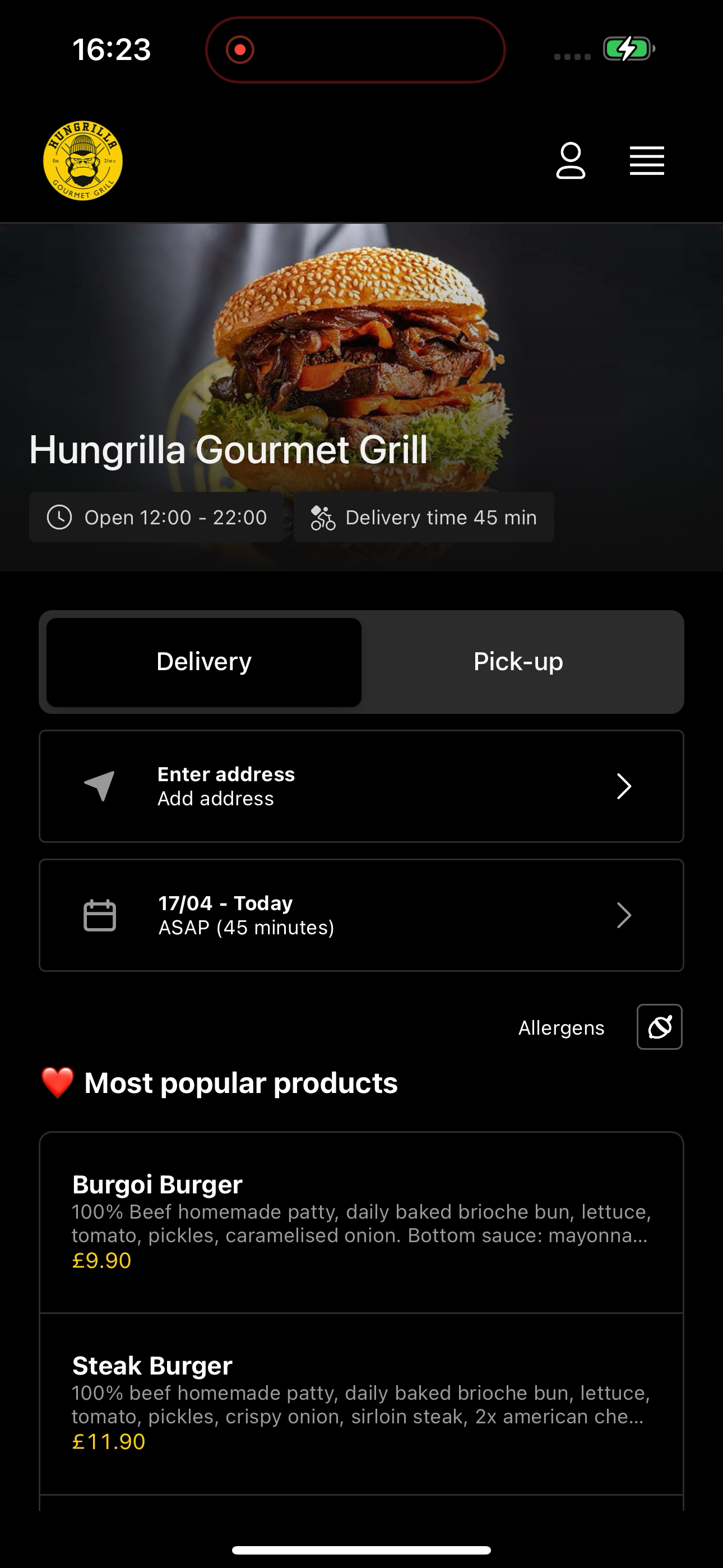 Hungrilla Gourmet Grill M screenshot 3