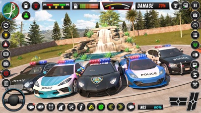 Police Jeep Car Driving Screenshot