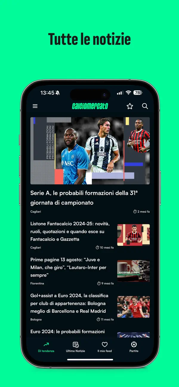Screenshot #1 pour Calciomercato.com