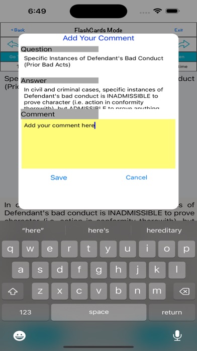 Law, Accounting & Finance Test Screenshot