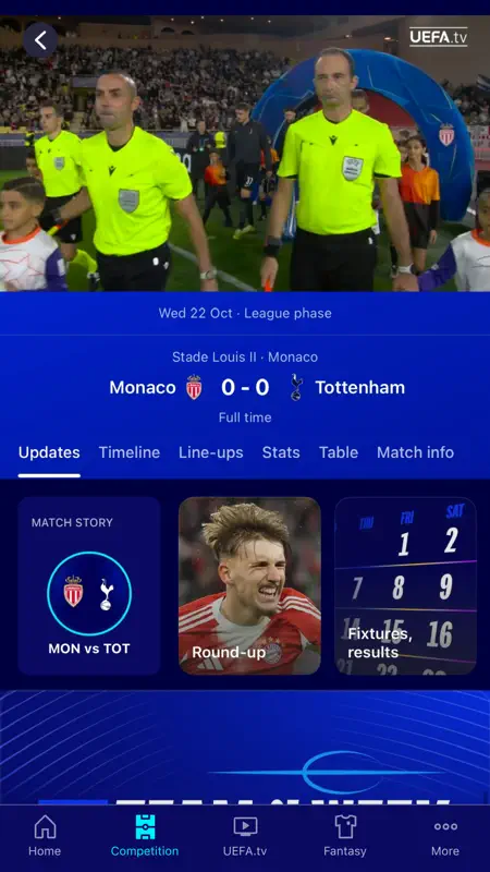 UEFA Champions League Official screenshot 6 of 7