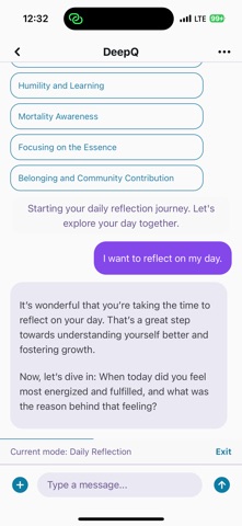 DeepQ: AI Horoscope & Tarot iPhone screenshot