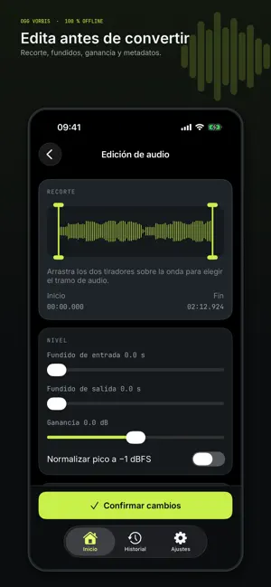 MP3 a OGG: Conversor Audio screenshot 4