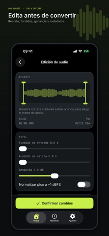 MP3 a OGG: Conversor Audio Screenshot 4 of 7
