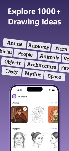 Drawing Projector: AR Sketch iPhone screenshot