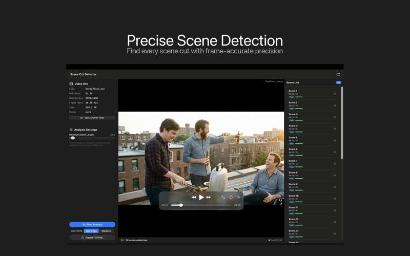 Scene Cut Detector screenshot