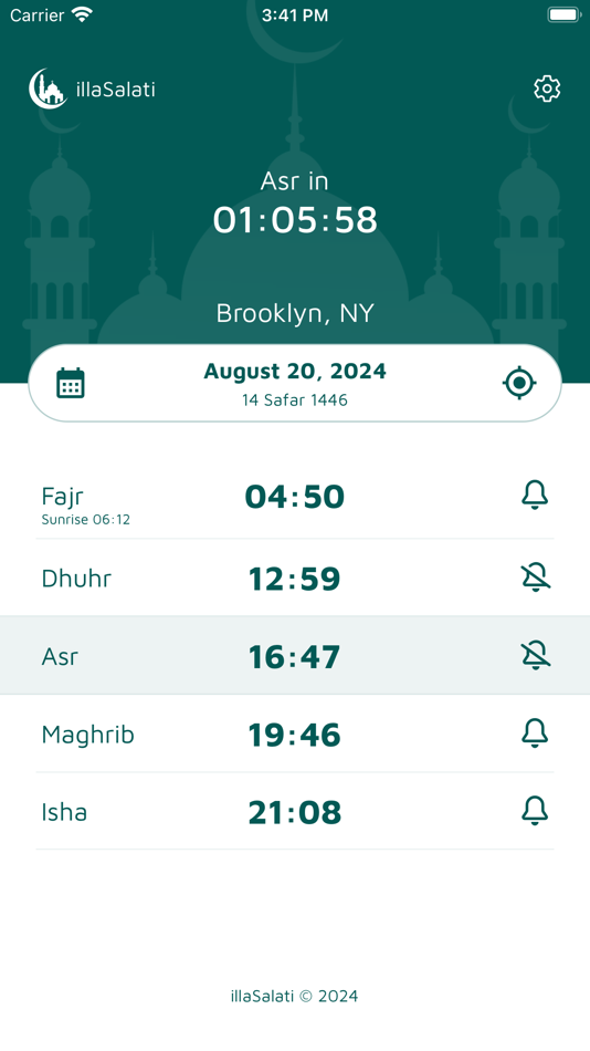 #1. illaSalati (iOS) 由: Youcef Haouatis