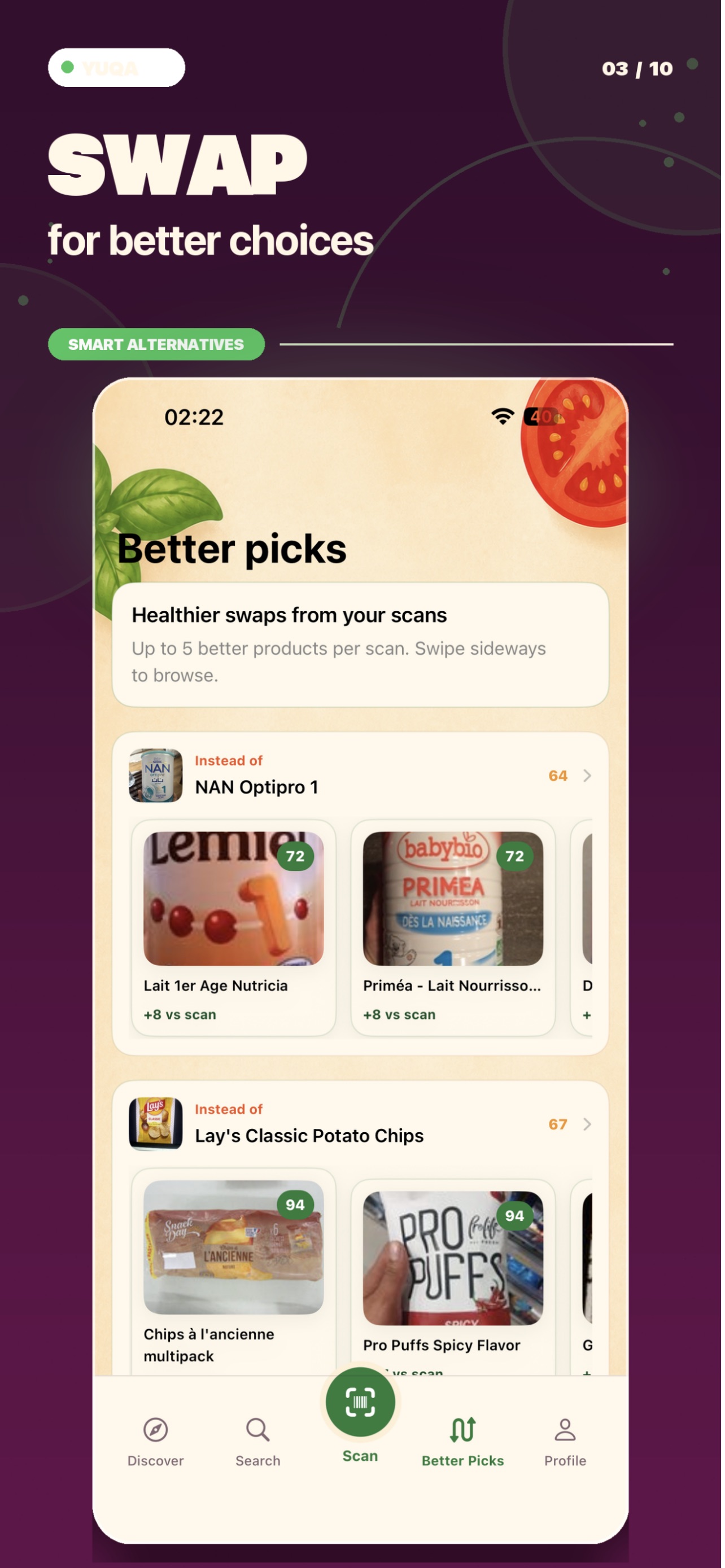 Screenshot 5 of Yuqa - Food & Cosmetic Scanner