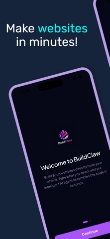 BuildClaw iPhone screenshot