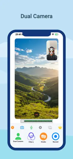 Скриншот CameraStudio - виртуальная кам на iPhone 1