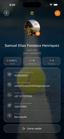 Sunset Tennis House iPhone screenshot