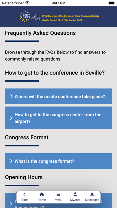 Sleep Europe 2024 Screenshot