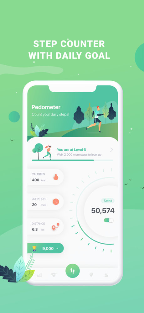 Pedometer - Step Counter App screenshot 2