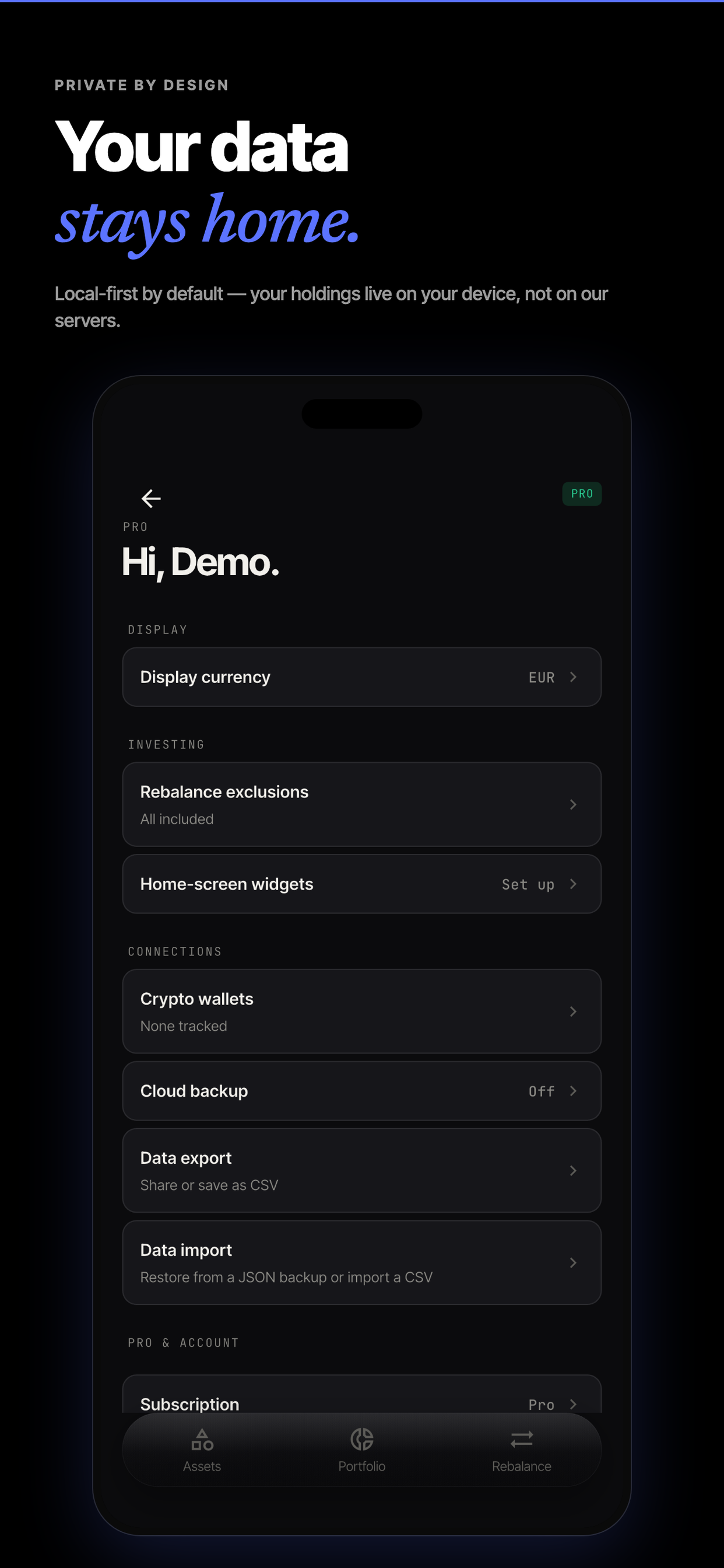 Intelligent Portfolio screenshot 6