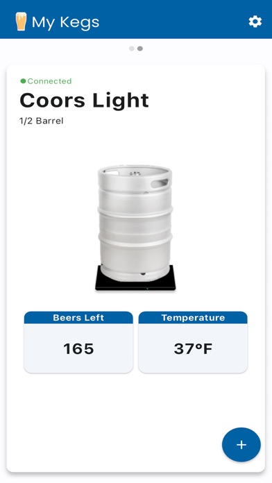 Screenshot 1 of KegerWeighter App