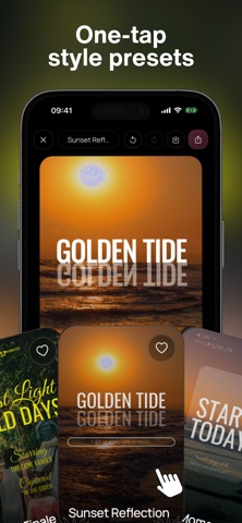 Text on Photos & Video: Fontee iPhone screenshot